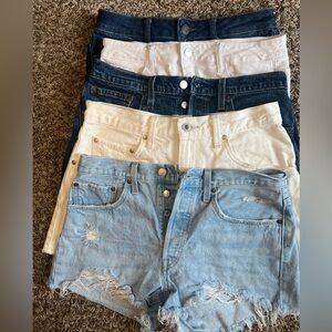 **Bundle** 5 pairs High Waisted shorts (SIZE 30)